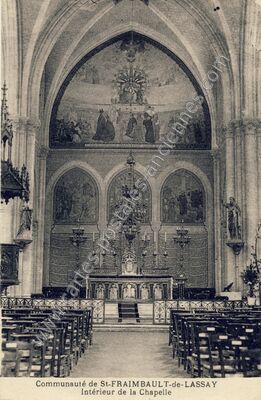 Carte postale ancienne St Fraimbault de Lassay — Lassay-les-Châteaux (Mayenne)