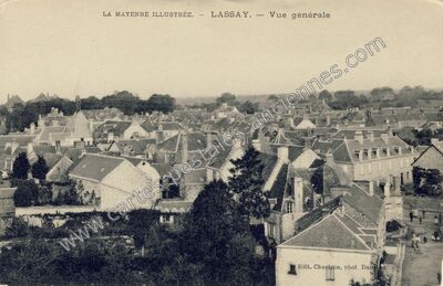 Carte postale ancienne St Fraimbault de Lassay — Lassay-les-Châteaux (Mayenne)