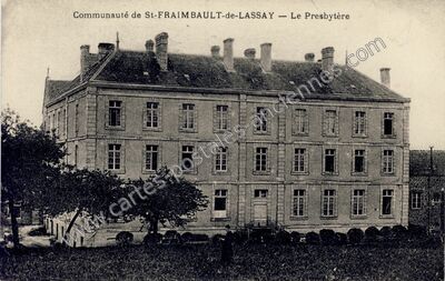 Carte postale ancienne St Fraimbault de Lassay — Lassay-les-Châteaux (Mayenne)