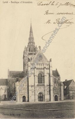 Carte postale ancienne Avesnieres — Laval (Mayenne)