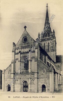 Carte postale ancienne Avesnieres — Laval (Mayenne)