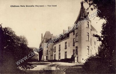 Carte postale ancienne Bois Gamats — Laval (Mayenne)