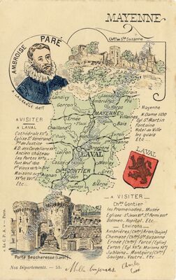 Carte postale ancienne Laval — Laval (Mayenne)