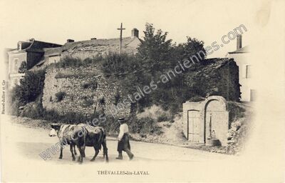 Carte postale ancienne Thevalles les Laval — Laval (Mayenne)