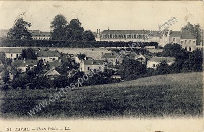 Carte postale ancienne Haute Follis — Laval (Mayenne)