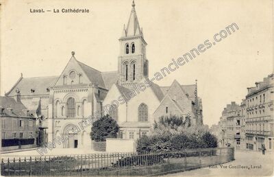 Carte postale ancienne La Cathédrale — Laval (Mayenne)