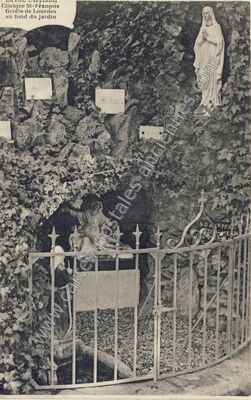 Carte postale ancienne Grotte de Lourdes — Laval (Mayenne)
