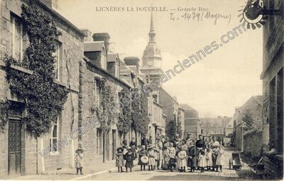 Carte postale ancienne Lignieres la Doucelle — Lignières-Orgères (Mayenne)