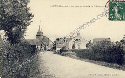 Carte postale ancienne Loigné-sur-Mayenne