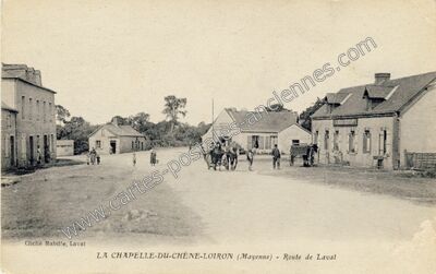 Carte postale ancienne La Chapelle du Chene — Loiron (Mayenne)