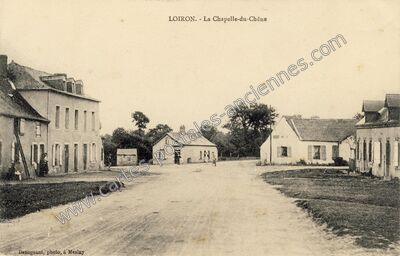 Carte postale ancienne La Chapelle du Chene — Loiron (Mayenne)