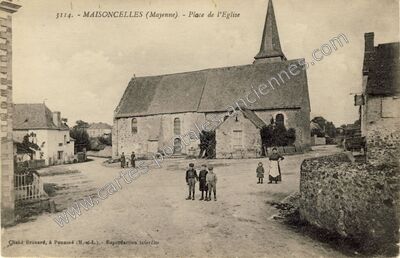 Carte postale ancienne Maisoncelles — Maisoncelles-du-Maine (Mayenne)