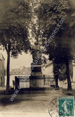 Carte postale ancienne Cardinal Chever — Mayenne (Mayenne)