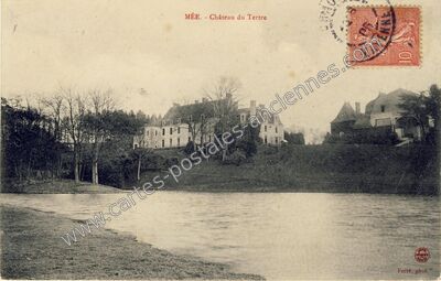 Carte postale ancienne Château du Tertre — Mée (Mayenne)