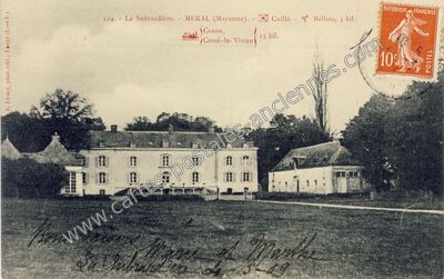 Carte postale ancienne La Subrardierel — Méral (Mayenne)