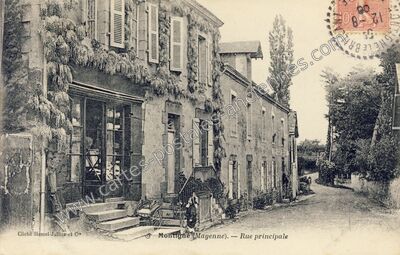 Carte postale ancienne Montigne — Montigné-le-Brillant (Mayenne)