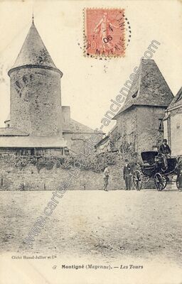 Carte postale ancienne Montigne — Montigné-le-Brillant (Mayenne)