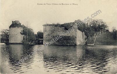 Carte postale ancienne Chateau de Montjean — Montjean (Mayenne)
