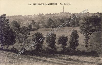Carte postale ancienne Vue Générale — Neuilly-le-Vendin (Mayenne)
