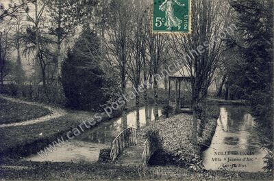 Carte postale ancienne Villa "Jeanne d'Arc" Les Jardins — Nuillé-sur-Vicoin (Mayenne)