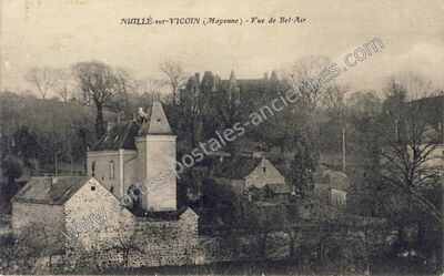 Carte postale ancienne Vue de Bel-Air — Nuillé-sur-Vicoin (Mayenne)