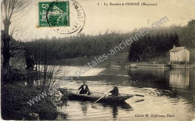 Carte postale ancienne Origné