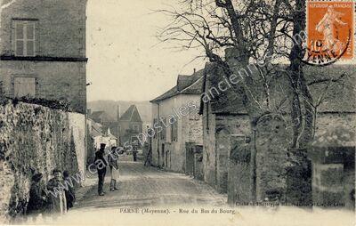 Carte postale ancienne Parne — Parné-sur-Roc (Mayenne)