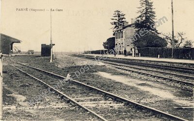 Carte postale ancienne Parne — Parné-sur-Roc (Mayenne)