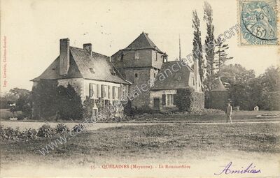 Carte postale ancienne Quelaines — Quelaines-Saint-Gault (Mayenne)