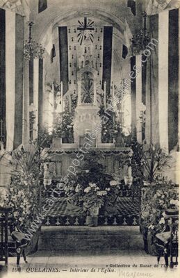 Carte postale ancienne Quelaines — Quelaines-Saint-Gault (Mayenne)