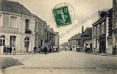 Carte postale ancienne Quelaines — Quelaines-Saint-Gault (Mayenne)