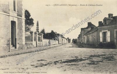 Carte postale ancienne Quelaines — Quelaines-Saint-Gault (Mayenne)