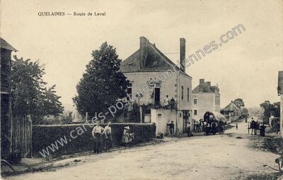 Carte postale ancienne Quelaines — Quelaines-Saint-Gault (Mayenne)