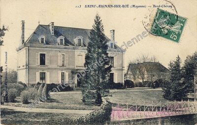 Carte postale ancienne Bord-Chéran — Saint-Aignan-sur-Roë (Mayenne)