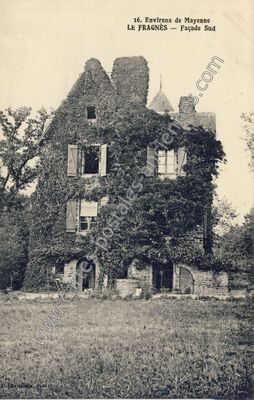 Carte postale ancienne Le Fragnes — Saint-Baudelle (Mayenne)