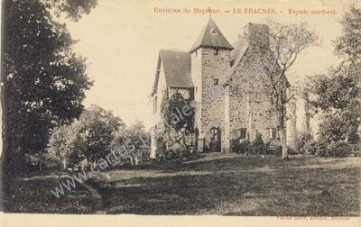 Carte postale ancienne Le Fragnes — Saint-Baudelle (Mayenne)