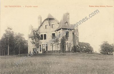 Carte postale ancienne Le Varoncier — Saint-Baudelle (Mayenne)