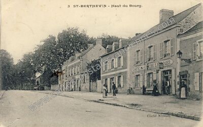 Carte postale ancienne Haut du Bourg — Saint-Berthevin (Mayenne)