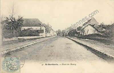 Carte postale ancienne Haut du Bourg — Saint-Berthevin (Mayenne)