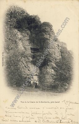 Carte postale ancienne Vue de la Chaire — Saint-Berthevin (Mayenne)