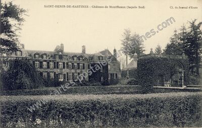 Carte postale ancienne Chateau de Montflaux — Saint-Denis-de-Gastines (Mayenne)