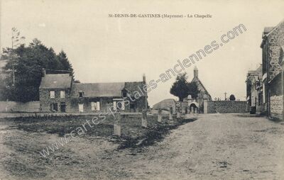 Carte postale ancienne La Chapelle — Saint-Denis-de-Gastines (Mayenne)