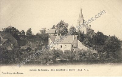 Carte postale ancienne Environs de Mayenne. - Saint-Fraimbault-de-Prières — Saint-Fraimbault-de-Prières (Mayenne)