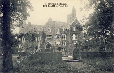 Carte postale ancienne Bois Salair — Saint-Georges-Buttavent (Mayenne)