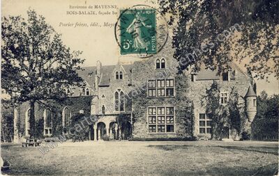 Carte postale ancienne Bois Salair — Saint-Georges-Buttavent (Mayenne)
