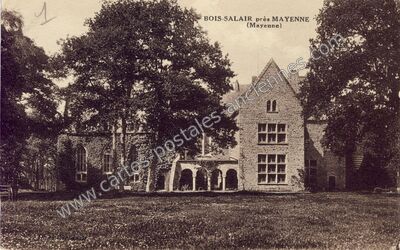 Carte postale ancienne Bois Salair — Saint-Georges-Buttavent (Mayenne)