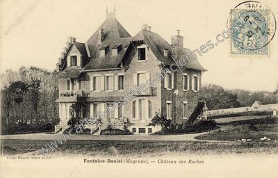 Carte postale ancienne Chateau des Roches — Saint-Georges-Buttavent (Mayenne)