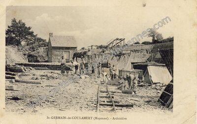 Carte postale ancienne Saint-Germain-de-Coulamer