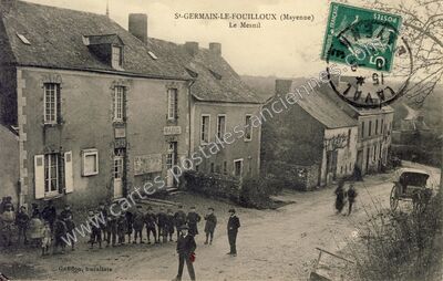 Carte postale ancienne Le Mesnil — Saint-Germain-le-Fouilloux (Mayenne)