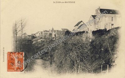 Carte postale ancienne St Jean sur Mayenne — Saint-Jean-sur-Mayenne (Mayenne)